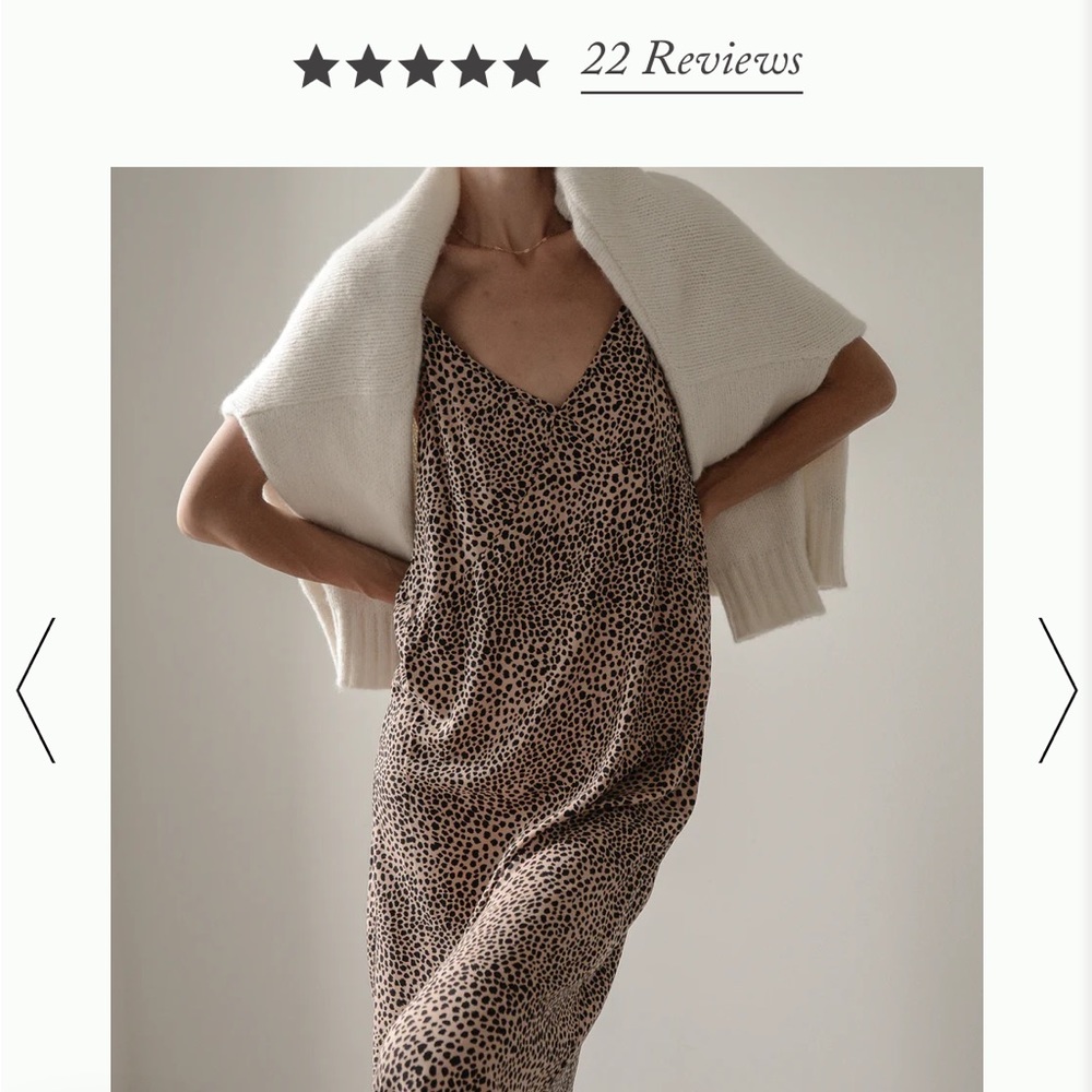 Cheeta slip dress